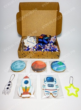 Изображения Детский подарок космос в коробке 38